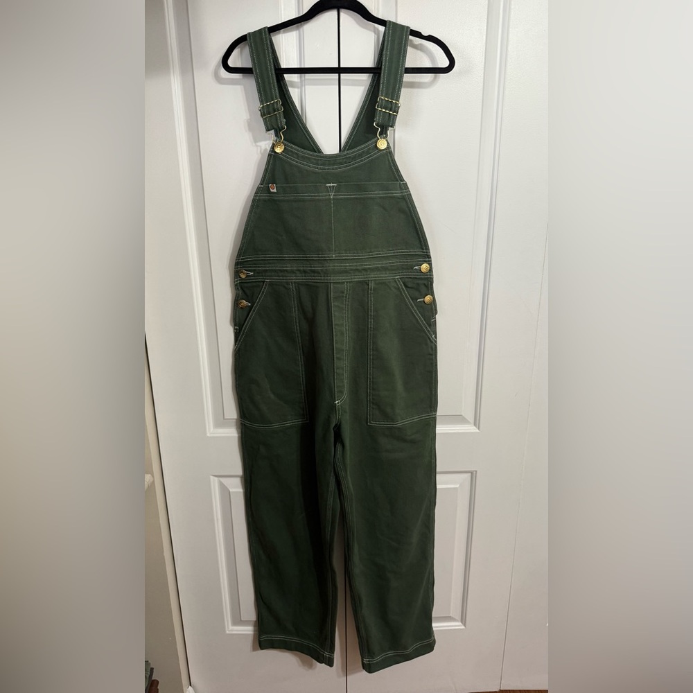 BIG BUD PRESS Emerald Green Overalls // Size M / NWOT - Picture 5 of 8